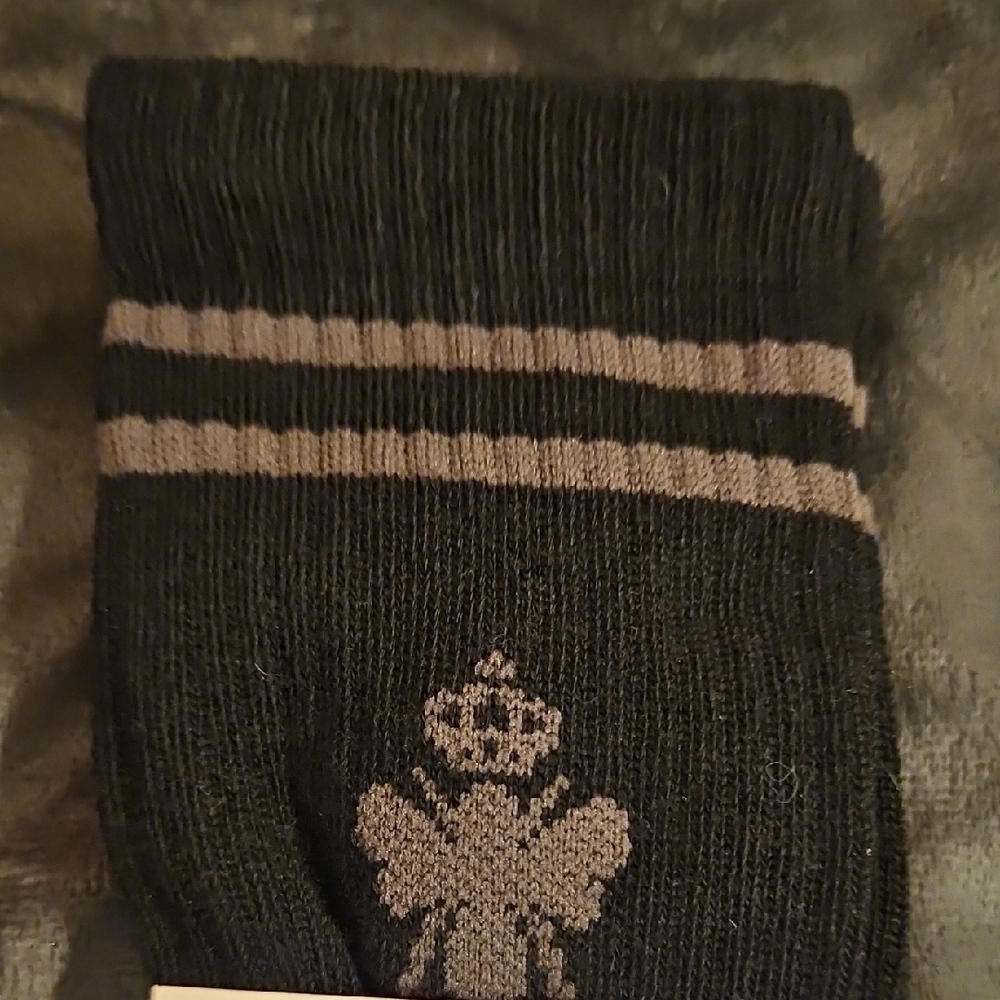 NWT Bombas Men's Black & Gray Casual Crew Socks L Arch Support Antimicrobial - Picture 4 of 5